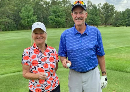 Teresa Pirkl and Clyde Carpenter | Holes in one
